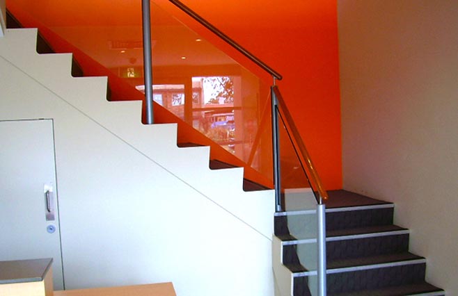 Semi-Frameless Glass Staircases Perth Home