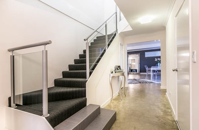 Perth Semi-Frameless Glass Staircases