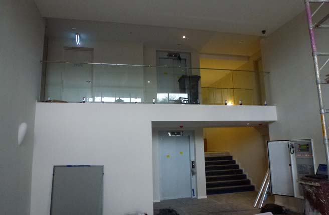 Frameless Glass Fence St Marks