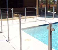 Semi-Frameless Glass Pool Fencing