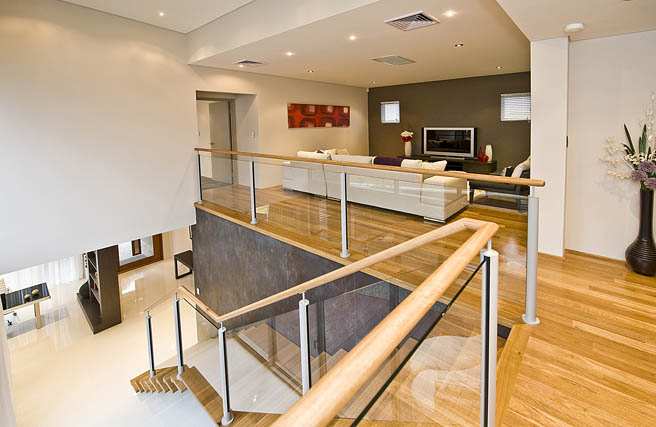 Semi-Frameless Glass Staircases Perth