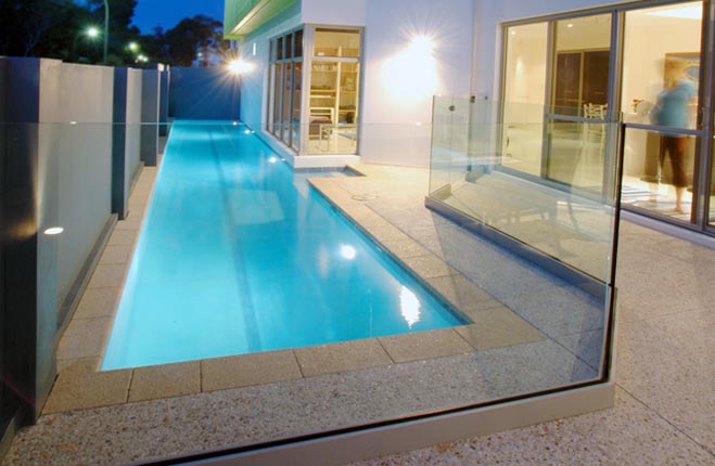 Frameless Glass Pool Fence Home