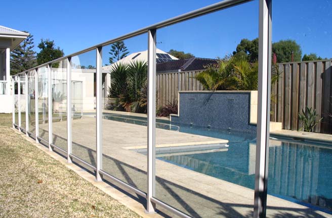 Home Framed Glass Pool Fencing