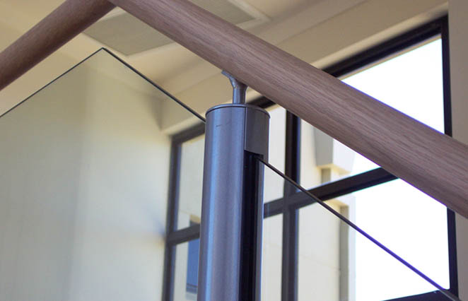 Home Semi-Frameless Glass Staircases