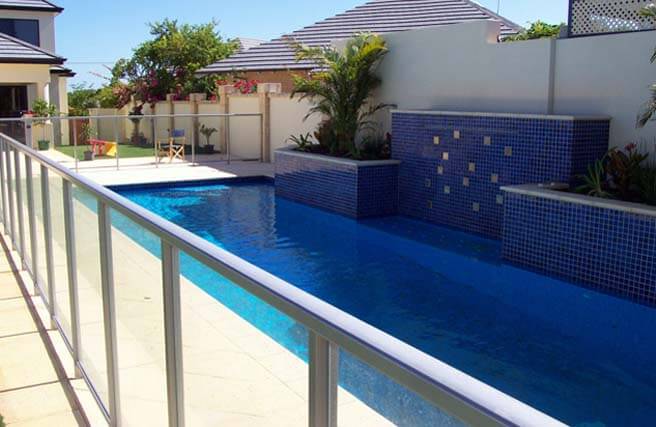 Framed Glass Pool Fencing Home